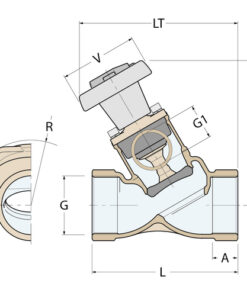Guidi Seeventil - G 2''1/2 G1 2'' Guidi Seeventil - G 2''1/2 G1 2'' - Produktbild 2 - Artikel 2250.200223
