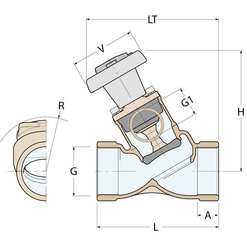 Guidi Seeventil - G 2''1/2 G1 2'' Guidi Seeventil - G 2''1/2 G1 2'' - Produktbild 2 - Artikel 2250.200223