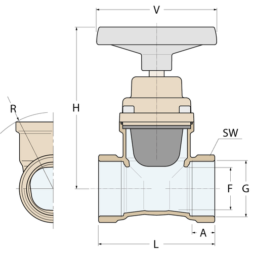 Guidi Antihaft-Ventil „Alex“ - G 2''1/2 Guidi Antihaft-Ventil „Alex“ - G 2''1/2 - Produktbild 2 - Artikel 2261.200010