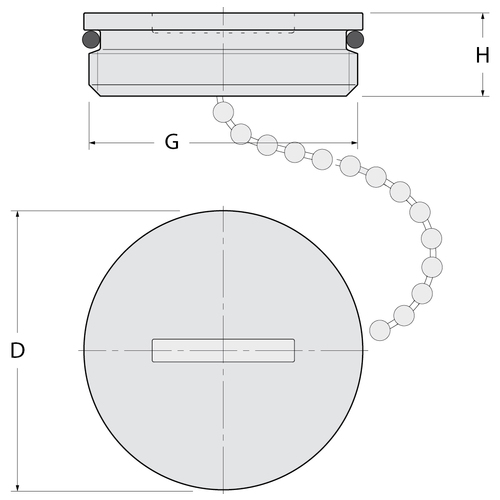 Guidi Ersatzkappen-Set für Einfüllstutzen Guidi Ersatzkappen-Set für Einfüllstutzen - Produktbild 2 - Artikel KIT1170SC