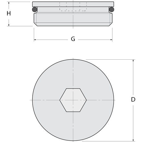 Guidi Ersatzkappe für Einfüllstutzen Guidi Ersatzkappe für Einfüllstutzen - Produktbild 2 - Artikel KIT1182TL