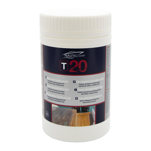 NAUTICclean T20 Wood & teak cleaning powder NAUTICclean T20 Wood & teak cleaning powder - Produktbild 1 - Artikel NCT2001