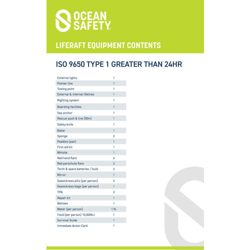 Ocean Safety Rettungsinsel Ocean 10C ISO9650 Ocean Safety Rettungsinsel Ocean 10C ISO9650 - Produktbild 3 - Artikel RAF0158