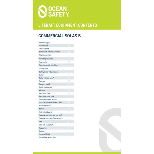 Ocean Safety Rettungsinsel Compact 16B Solas Ocean Safety Rettungsinsel Compact 16B Solas - Produktbild 3 - Artikel RAF5028