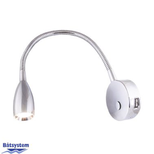 Plastimo Leia LED spotlight + USB - LX1 Flexible a Plastimo Leia LED spotlight + USB - LX1 Flexible a - Produktbild 1 - Artikel 69125
