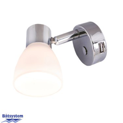 Plastimo Leia LED spotlight + USB - LR2 Adjustable Plastimo Leia LED spotlight + USB - LR2 Adjustable - Produktbild 1 - Artikel 69127
