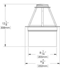 Ritchie Skylight, Binnacle, Messing Ritchie Skylight