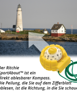 Ritchie SportAbout, gelb, weißes Zifferblatt gelb