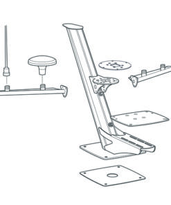 Scanstrut Tappered Radar Mast, PTM-R1-1 PTM-R1-1 - Produktbild 1 - Artikel PTM-R1-1