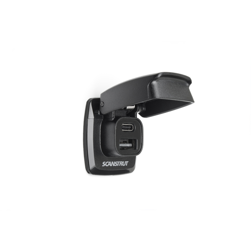 Scanstrut USB-Steckdose, IPX4, 2-fach SC-USB-F1 Scanstrut USB-Steckdose