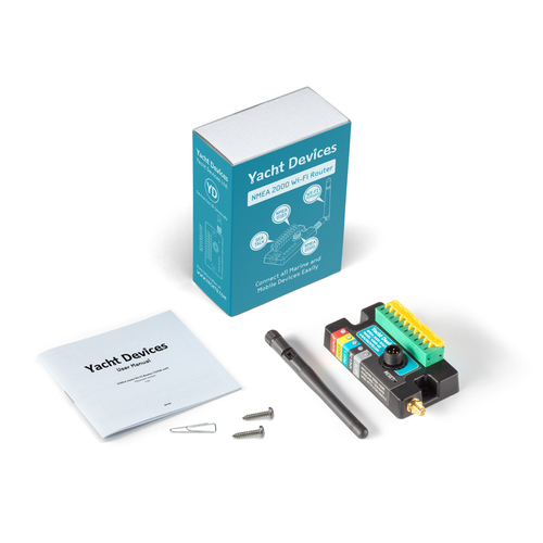 UAB WI-FI Router, 2 NMEA-0183 Ein- und Ausgänge 2 NMEA-0183 Ein- und Ausgänge - Produktbild 1 - Artikel YDNR-02N