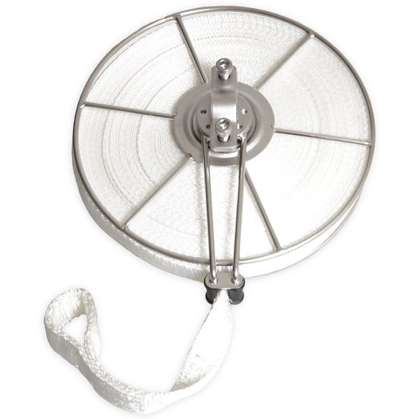 1852 Rolle rostfreier Stahl für Anker-/Festmachergurt mit Gurt B=35mm L=50m SWL=4t 1852 Rolle rostfreier Stahl für Anker-/Festmachergurt mit Gurt B=35mm L=50m SWL=4t – Bild 2