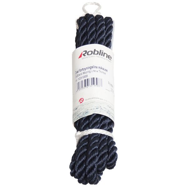 Robline Festmacher 3-fach geschlagen Navy mit Kausch Robline Festmacher 3-fach geschlagen Navy mit Kausch