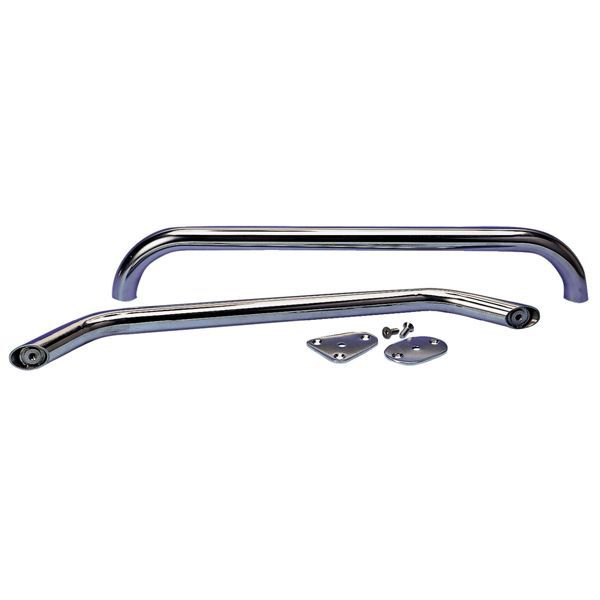 Roca Handlauf rostfreier Stahl D=25mm L=300mm 45Grad Roca Handlauf rostfreier Stahl D=25mm L=300mm 45Grad