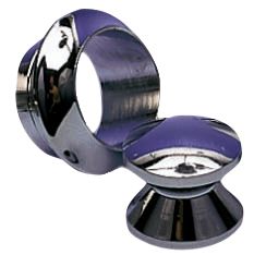 Druckknopf mit Ring aus vercrhomten Messing für Verschlussbox Tür D=13mm Druckknopf mit Ring aus vercrhomten Messing für Verschlussbox Tür D=13mm
