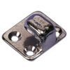 Roca Hakenbeschlag 90° gewinkelt Messing verchromt 28x34mm für 1052040 1052041 gerade 1 4