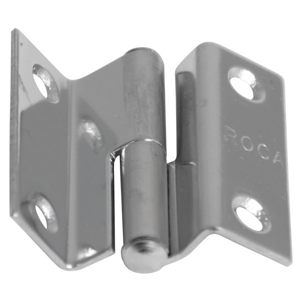 Roca Scharnier abgewinkelt rostfreier Stahl 19+16x40x7mm rechts Roca Scharnier abgewinkelt rostfreier Stahl 19+16x40x7mm rechts