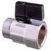 Guidi Kugelhahn Mini Messing vernickelt ID=1/2'' AD=1/2'' Guidi Kugelhahn Mini Messing vernickelt ID=1/2'' AD=1/2''