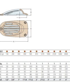 Guidi Sieb Bronze für Borddurchlass 1'' Guidi Sieb Bronze für Borddurchlass 1'' – Bild 2
