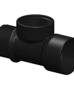Trudesign T-Stück 1 1/2'' 2 Innengewinde 1 Aussengewinde