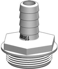 Schlauchanschluss-Stutzen für Aquavalve 1 1/2''