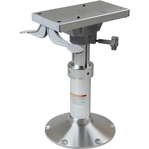 ESM Stuhlgestell OCEAN mit Gasdruckdämpfer Aluminium eloxiert drehbar H=34-47cm