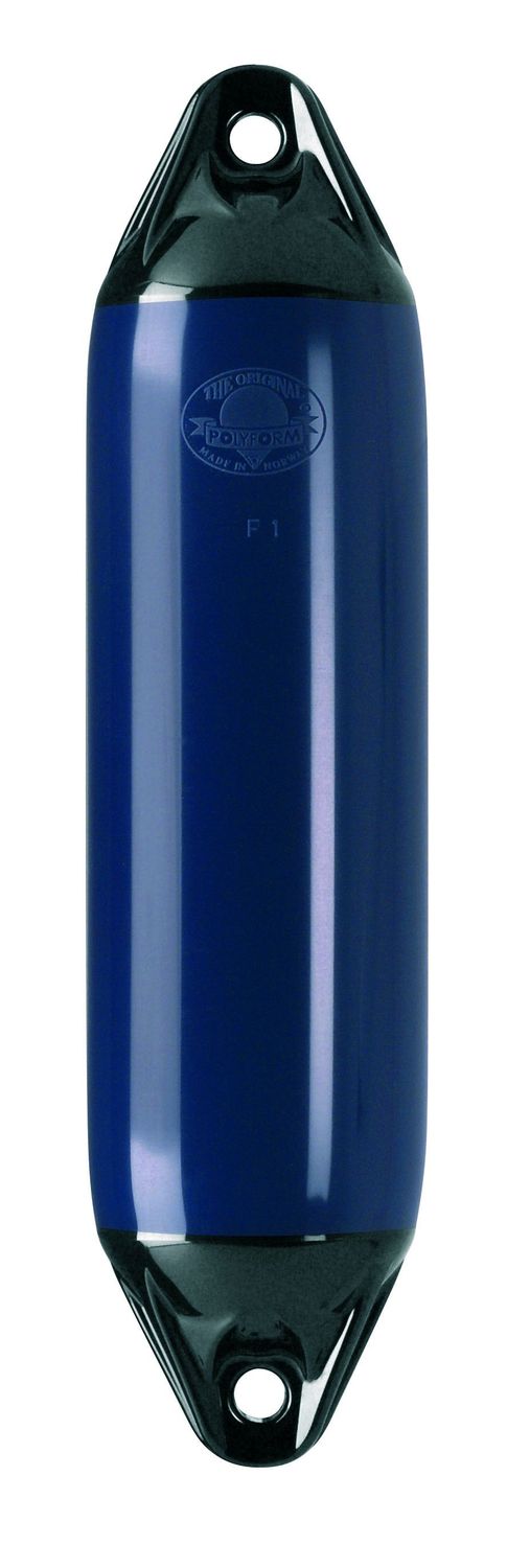Polyform Fender F4 blau mit schwarzer Kappe 220x1040mm Polyform Fender F4 blau mit schwarzer Kappe 220x1040mm