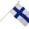 Fassadenflaggensatz Finnland 70cm Fassadenflaggensatz Finnland 70cm