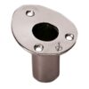 Roca Flaggenstockhalter rostfreier Stahl zum Einbau für Flaggenstock D=25mm