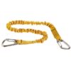 Lifeleine elastisch mit 2 Karabinerhaken L=1-2m