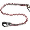 erreti Lifeleine elastisch B=25mm L=2m mit je einem Aluminium/rostfreiem Stahl Sicherheitskarabinerhaken ISO12401