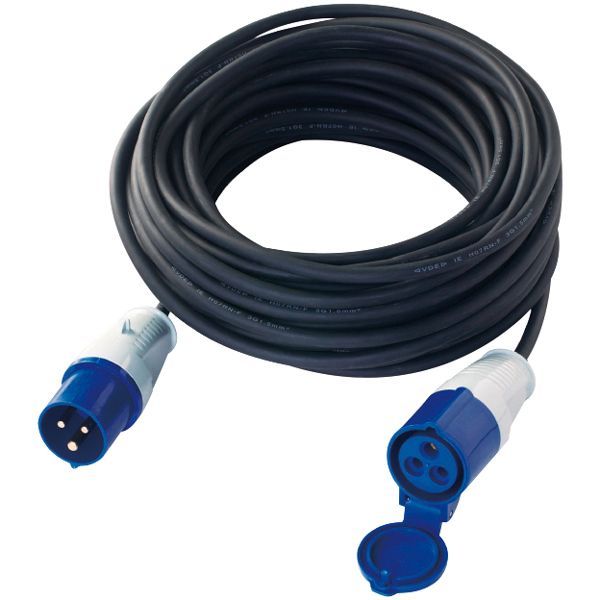 Landanschlusskabel CEE Stecker/Kupplung 3x2,5mm² L= 25m