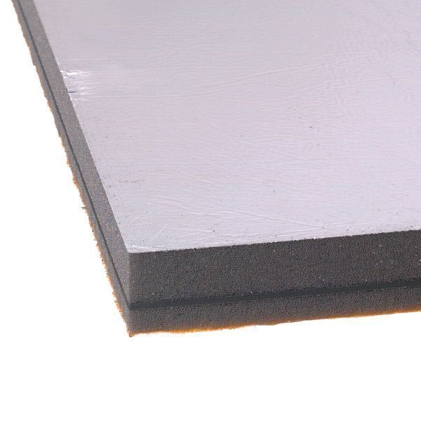 Motorraumisolierung mit Bitumeinelage selbstklebend 60x100 cm D=3,2cm Motorraumisolierung mit Bitumeinelage selbstklebend 60x100 cm D=3,2cm