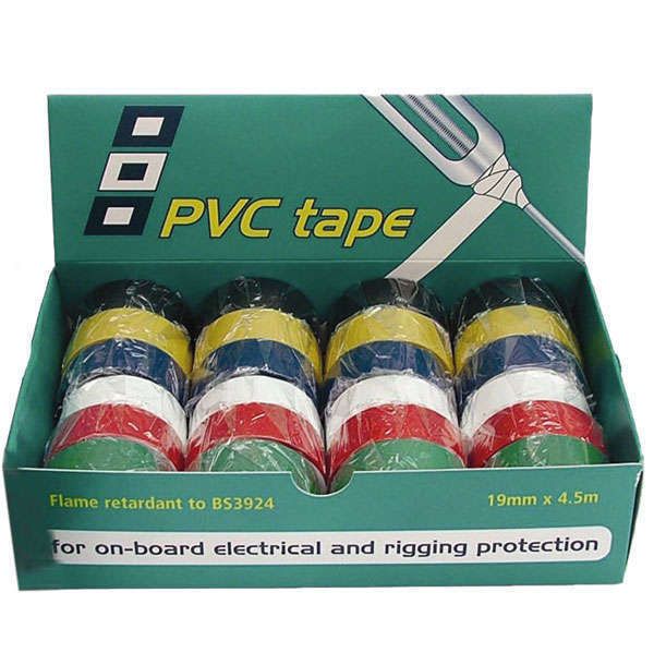 PSP Isolierband Sortiment B=19mm L=4.5m schwarz/gelb/blau/weiss/rot/grün 24 Rollen