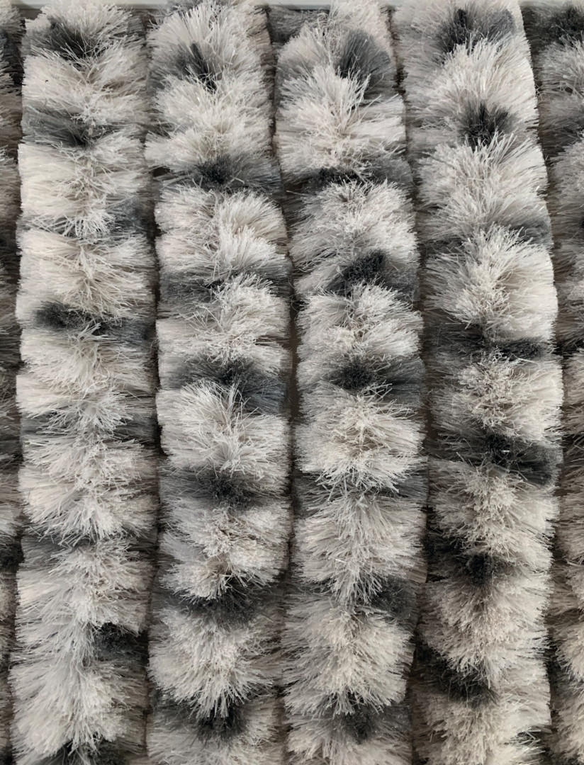 Flauschvorhang 56 x 185 cm hellgrau (R) Flauschvorhang 56 x 185 cm hellgrau (R)