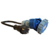 1852 Adapter CEE Kupplung zu Schuko Stecker IP67 Kabel D=2.5mm² L=0.5m 1852 Adapter CEE Kupplung zu Schuko Stecker IP67 Kabel D=2.5mm² L=0.5m
