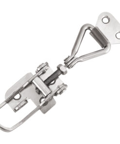 1852 Hebelverschluss rostfreier Stahl mit Hakenbeschlag L=125mm B=40mm