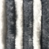 Flauschvorhang 100x200 cm grau-weiß (R)