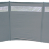 Windschutz 3 mit Fenster, grau (R)