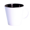 Tasse LINEA weiß-schwarz (R)