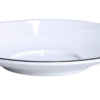 Untertasse LINEA schwarz (R)