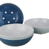 Melaminset Schalen-Lavendel, 4 tlg. (R)