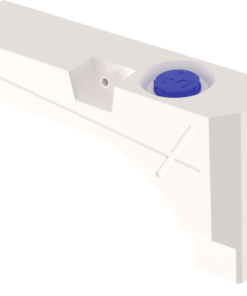 Trinkwassertank m. Auslaufstutzen 112 l (N)