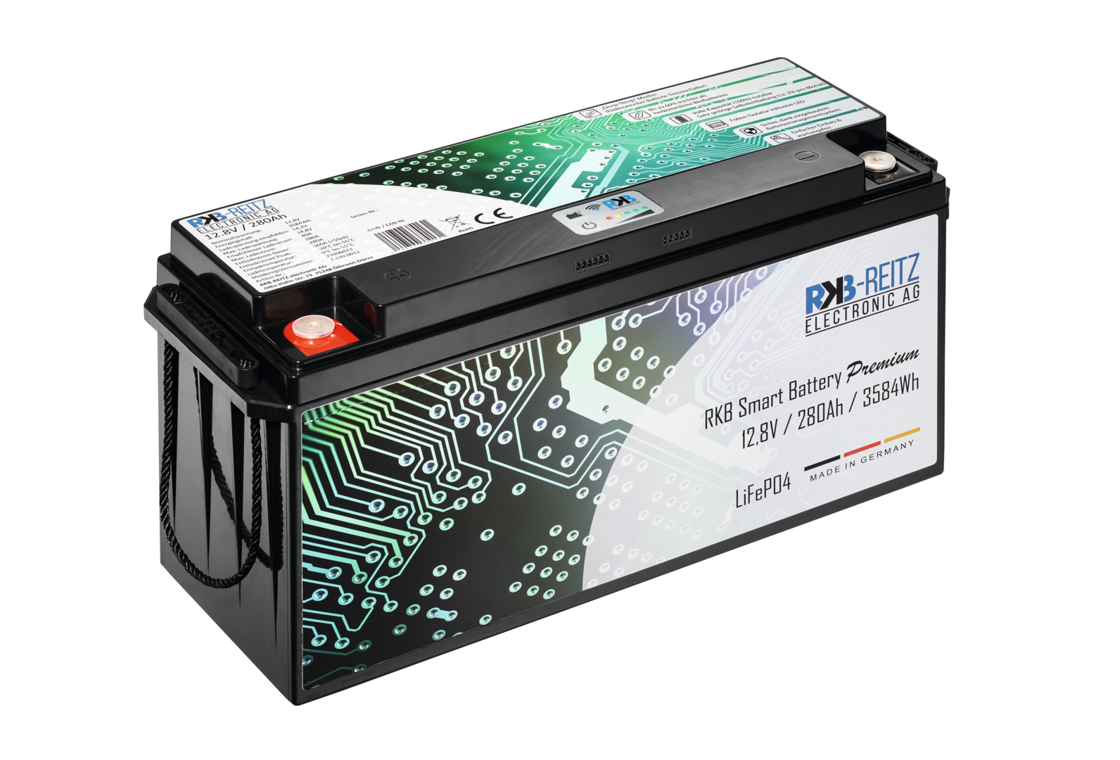 RKB Lithium 12V Smart Prem 280Ah (S) (B) RKB Lithium 12V Smart Prem 280Ah (S) (B)