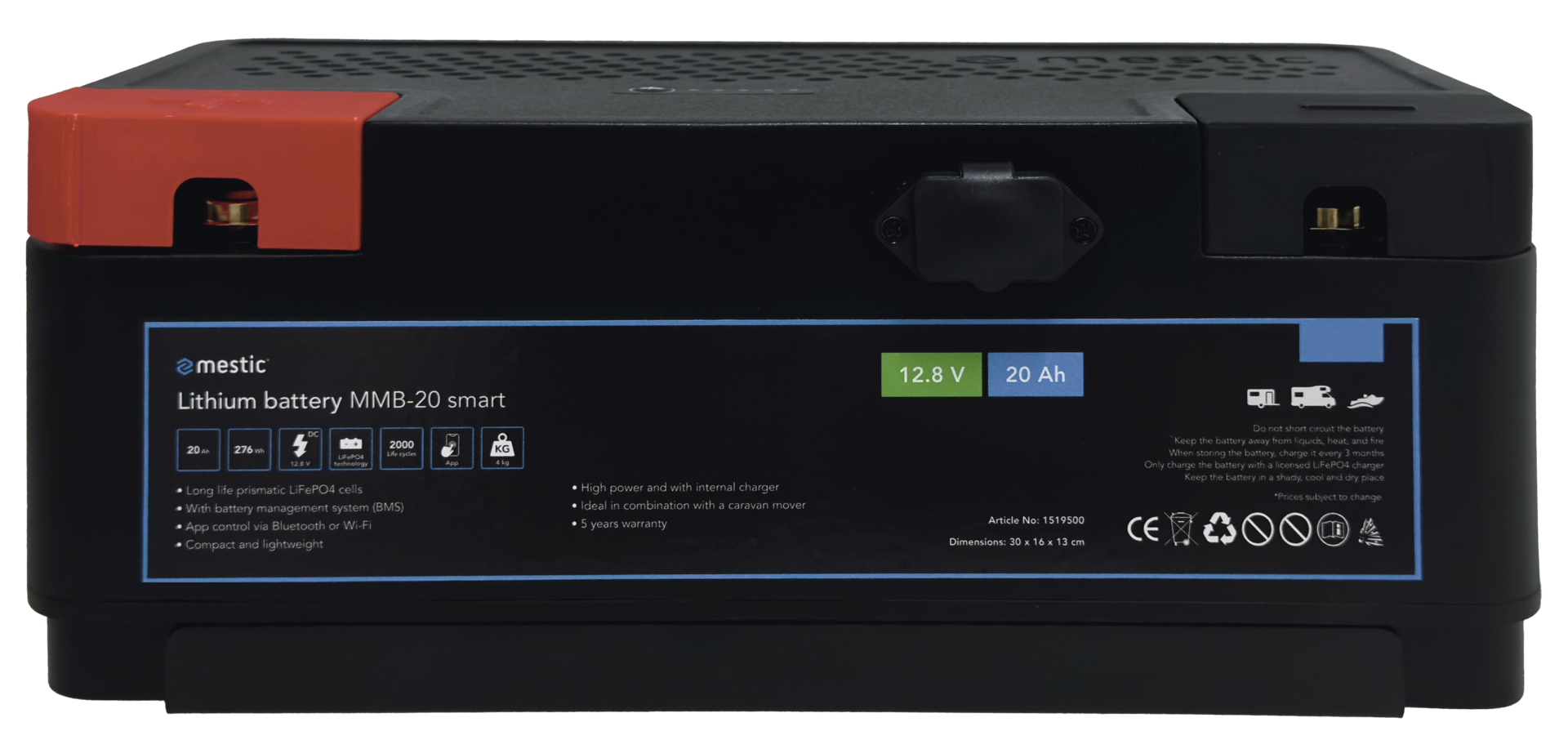 Lithiumbatterie Mestic Mover MMB-20 (S) (N) Lithiumbatterie Mestic Mover MMB-20 (S) (N)