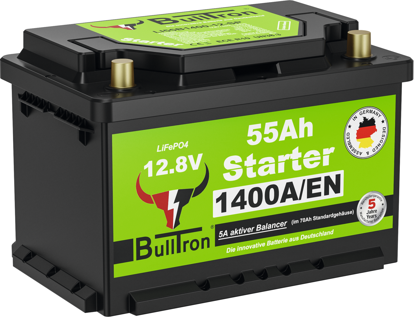 Lithiumbatterie Bulltron 55Ah Starter-L (N) Lithiumbatterie Bulltron 55Ah Start-L(B) (N, B)