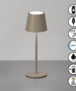 Lampe ROXI greige (N) Lampe ROXI greige (N)