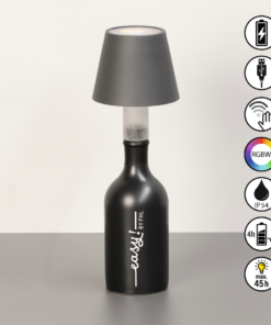 Flaschenlampe FIOCCO grau RGB (N) Flaschenlampe FIOCCO grau RGB (N)