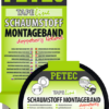 Schaumstoff-Montageband schwarz 2 m Schaumstoff-Montageband schwarz 2 m