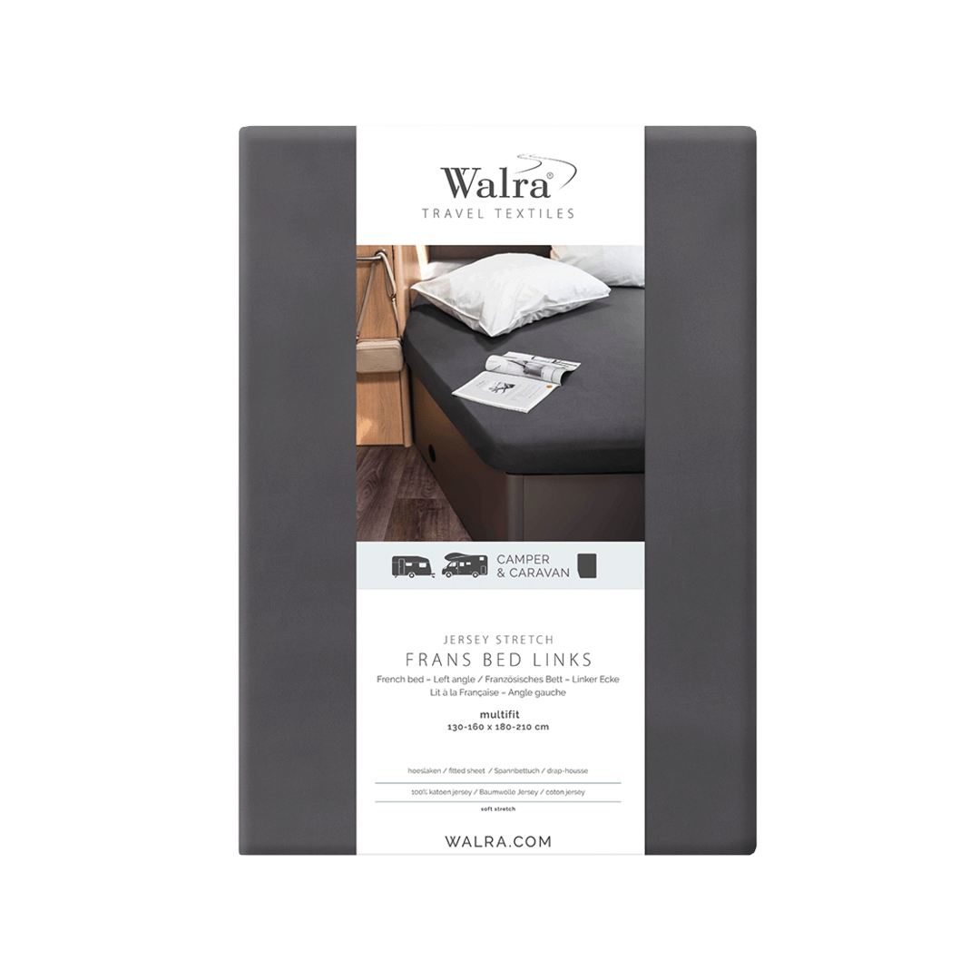 Walra Jersey-Spannbettlaken links anthr. (N) Walra Jersey-Spannbettlaken links anthr. (N)
